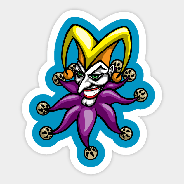 King of Laughs Sticker by EJTees